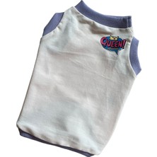 Feyza Design Pamuk Penye Baskılı Köpek ve Kedi Temalı Atlet, Rahat ve Şık Tasarım