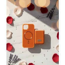 KumOziShop iPhone 15 Pro Uyumlu Magsafe ve Mıknatıs Özellikli Taşlı Cüzdanlı Premium Kılıf