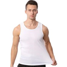 Özten Bambu Erkek Atlet - Antibakteriyel ve Nefes Alan Tasarım Beyaz - M