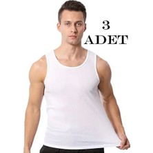 Özten Erkek Bambu Atlet 3’lü Paket - Ekonomik ve Konforlu 3'lü Set Beyaz - 2xl