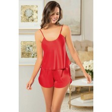 Homay 2’li Ince Askılı Saten Pijama Takımı