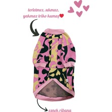 Feyza Design Sevimli Kedi Köpek Desenli Yumuşak Triko Kazak