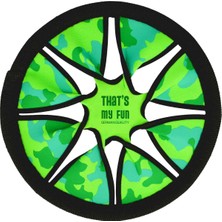 PremiumPort Uçan Disk Neptun Camo Yeşil, Eğlenceli ve Renkli Oyun Diski