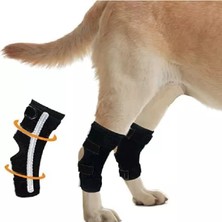 Feyza Design Esnek Parçalı Köpek Bandajı, Karpal ve Diz Eklem Destekli