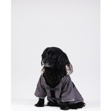 Feyza Design Konforlu Gri Kapüşonlu Mont, Şık ve Rahat Giyim Için Idealdir