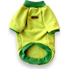 Feyza Design Fıstık Yeşili Rahat ve Şık Köpek Sweatshirt, Yumuşak ve Hafif Kumaş