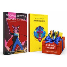 İş Bankası Kültür Yayınları Iş Bankası Kültür Yayınları Hayvan Çiftliği & Maymun ve Öz (2 Kitap Set) + Sürpriz Hediye