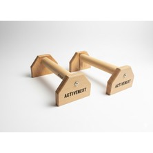 Activenest Acti-Bars® - Ahşap Şınav Barı (Push Up Bars) - Calisthenics