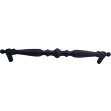 Hayat Store Antika Tarz Dekoratif Pirinç Yeni Sütun Mobilya Kulbu - 128MM, Oksit