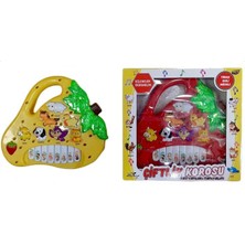 Mavi Su Dünyası Kutulu Hayvanlı Pilli Çilek Piano