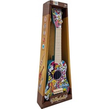 Mavi Su Dünyası Kutulu Gerçek Gitar Ukulele