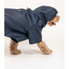 Feyza Design Lacivert Köpek Yağmurluk - Rahat ve Şık Koruma 75CM'E Kadar