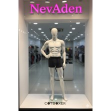 Cotboxer Pamuklu Desenli Erkek Boxer Nefes Alabilen Kumaş Yapısı Mozaik Model Desenli - M