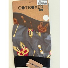 Cotboxer Pamuklu Desenli Erkek Boxer Nefes Alabilen Kumaş Yapısı Maskeli Model 2xl - Desenli