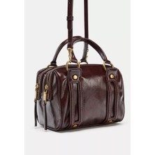 Zara Metal Detaylı Kadın El ve Omuz  Çantası