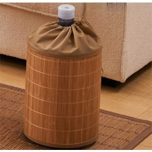 PremiumPort Bambu Damacana Kılıfı, Kumaş Korumalı, Ipli, 52X42 Cm, 19 Lt