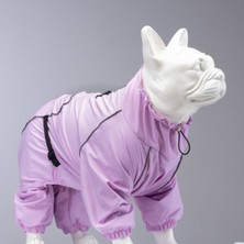 Feyza Design Lindo Dogs Quattro Laika Köpek Yağmurluğu, Lila, Beden 1