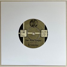 Odeon Plak Ercanlar Karı Koca Kavgası - Vasiyetname 45 Lik Plak (Orijinal Dönem Baskı)