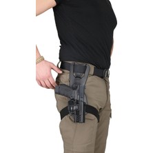 Black Grips Glock 17–19 Uyumlu Polimer Taktik Kılıf ve Alçak Taşıma