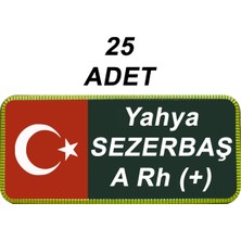 Çukurova Ütü Ogm Orman Genel Müdürlüğü Isimlik Arması 25 Adet Tpu Peç Patch , Cırtlı, 9 cm x 4 cm