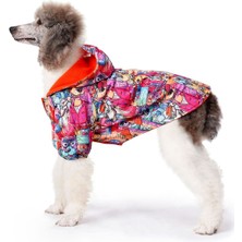 Feyza Design Su Geçirmez Büyük Irk Köpek Yağmurluğu, Renkli ve Rahat Tasarım