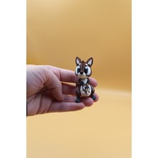 Rodopiva Sevimli Kanguru Anahtarlık Hareketli Anahtarlık Çanta Süsü Charm