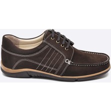 Hakan Ayakkabı M006 Nubuk Deri Bağcıklı Günlük Ayakkabı