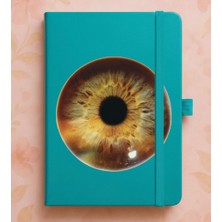 Adasena Tarihsiz 224 Sayfa Termo Defter Baskılı Desenli 13X21 cm Turkuaz - Iris
