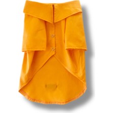 Feyza Design Rahat ve Şık Turuncu Köpek Tişörtü, Kolay Giyilir ve Konfor Sağlar