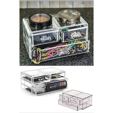 PremiumPort Çekmeceli Çok Bölmeli Makyaj Düzenleyici Organizeri