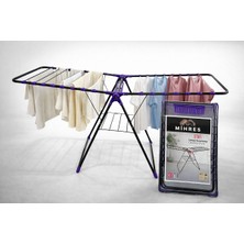 PremiumPort Çok Renkli Kalın Borulu Dayanıklı Kelebek Çamaşır Kurutmalık