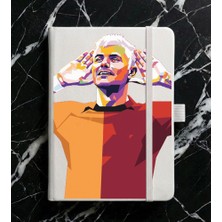 Adasena Tarihsiz 224 Sayfa Termo Defter Baskılı Desenli 13X21 cm Beyaz - Mauro