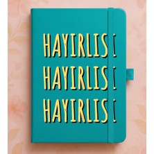 Adasena Tarihsiz 224 Sayfa Termo Defter Baskılı Desenli 13X21 cm Turkuaz - Hayırlısı