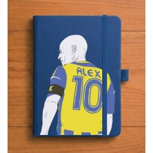 Adasena Tarihsiz 192 Sayfa Mini Termo Defter Baskılı Desenli 9X14 cm Lacivert - Alex