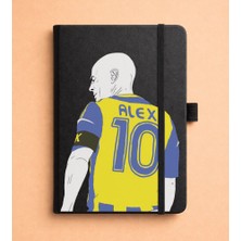 Adasena Tarihsiz 192 Sayfa Mini Termo Defter Baskılı Desenli 9X14 cm Siyah - Alex