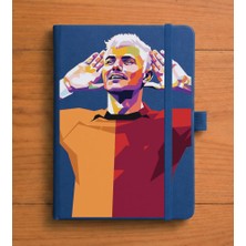 Adasena Tarihsiz 224 Sayfa Termo Defter Baskılı Desenli 13X21 cm Lacivert - Mauro