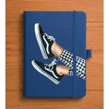 Adasena Tarihsiz 224 Sayfa Termo Defter Baskılı Desenli 13X21 cm Lacivert - Relax