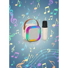 Bategen Yıldızların Sahnesi Rgb Işıklı Karaoke Ses Değiştirme Efektli Eğlence Seti