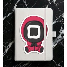 Adasena Tarihsiz 224 Sayfa Termo Defter Baskılı Desenli 13X21 cm Beyaz - SQUID001310