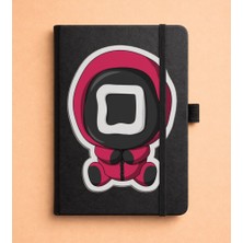 Adasena Tarihsiz 192 Sayfa Mini Termo Defter Baskılı Desenli 9X14 cm Siyah - SQUID001310