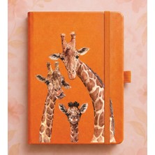 Adasena Tarihsiz 192 Sayfa Mini Termo Defter Baskılı Desenli 9X14 cm Turuncu - Aile