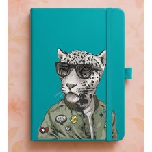 Adasena Tarihsiz 192 Sayfa Mini Termo Defter Baskılı Desenli 9X14 cm Turkuaz - Karizma Kaplan