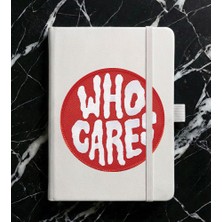 Adasena Tarihsiz 192 Sayfa Mini Termo Defter Baskılı Desenli 9X14 cm Beyaz - Who Cares