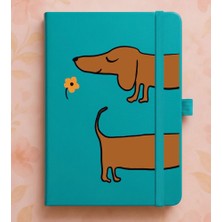 Adasena Tarihsiz 192 Sayfa Mini Termo Defter Baskılı Desenli 9X14 cm Turkuaz - Dostköpek