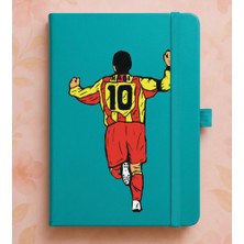 Adasena Tarihsiz 192 Sayfa Mini Termo Defter Baskılı Desenli 9X14 cm Turkuaz - HAGI10