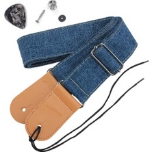 Braventa Collection SR-11GT Gitar Omuz Askısı, Siyah Renk Desenli Uzunluk 90-143 cm