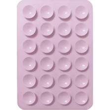 Teknocep Kare Öpücüklü 03 Çift Taraflı Silikon Tutucu 5,50CM x 8cm - Açık Pembe