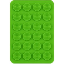 Teknocep Kare Öpücüklü 03 Çift Taraflı Silikon Tutucu 5,50CM x 8cm - Yeşil