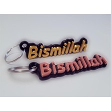 Bismillah Yazılı Anahtarlık Hediyelik ( 2 Adet )