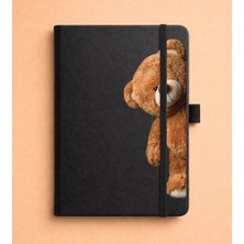 Adasena Tarihsiz 224 Sayfa Termo Defter Baskılı Desenli 13X21 cm Siyah - Şirinteddy